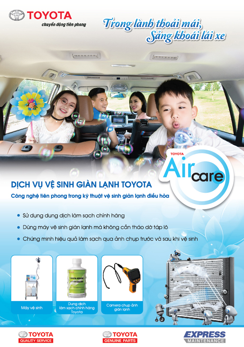10.000 lượt xe Toyota được vệ sinh giàn lạnh chính hãng ảnh 1